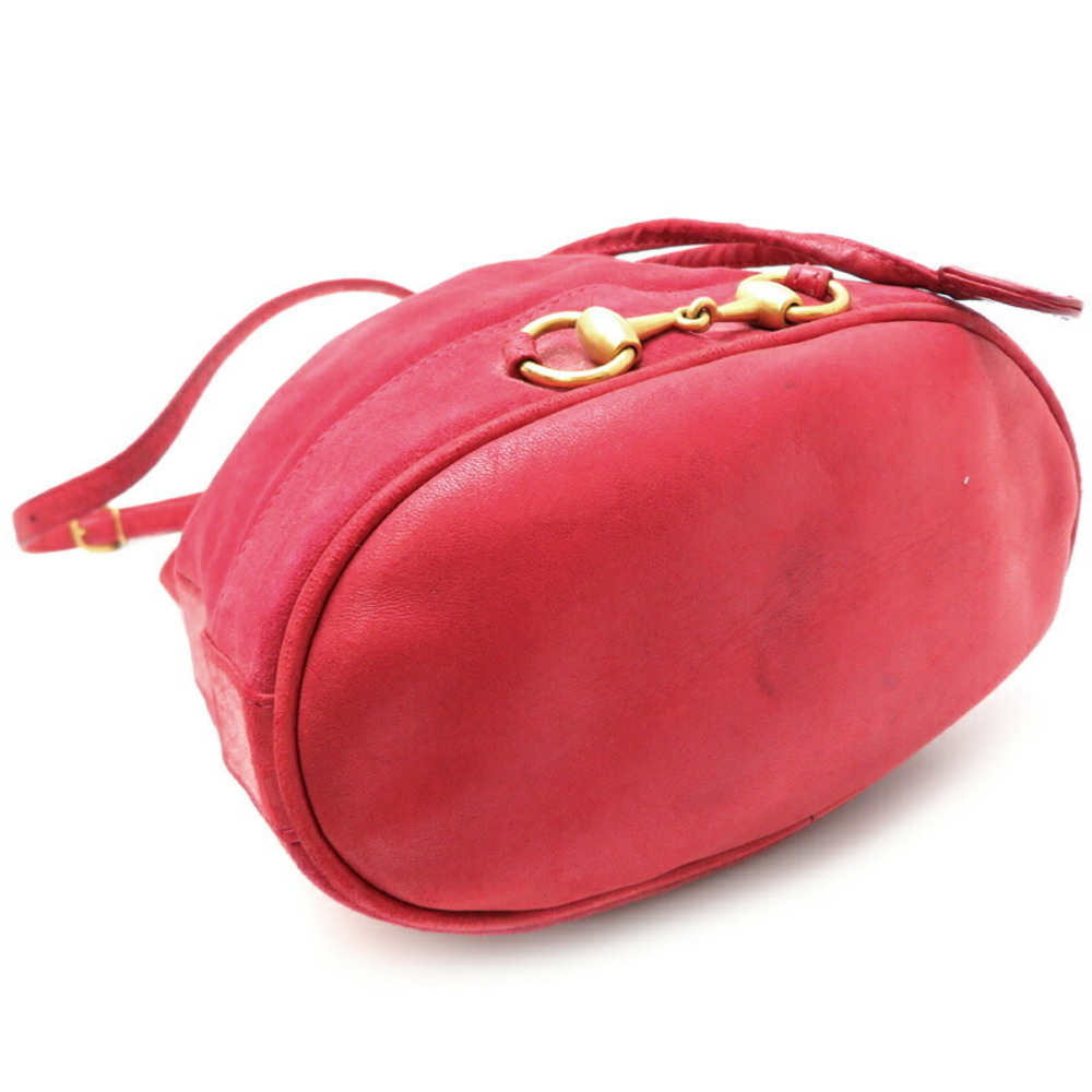 Gucci Shoulder Bag Drawstring Red - image 3